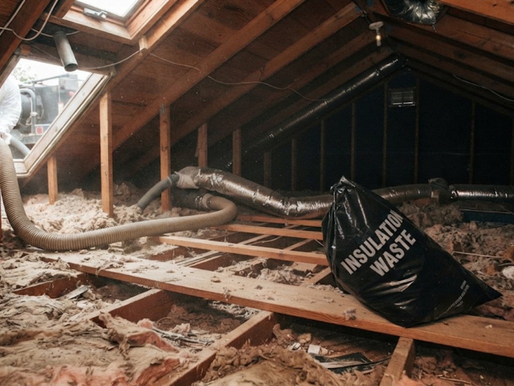 Attic Insulation Removal TilTop Roofers GTA